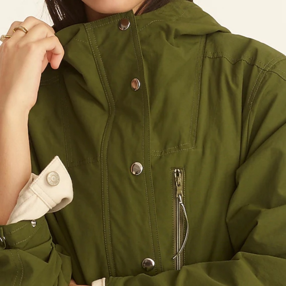 NWT J.Crew Relaxed perfect lightweight jacket - Picture 2 of 5